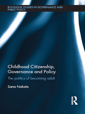 cover image of Childhood Citizenship, Governance and Policy